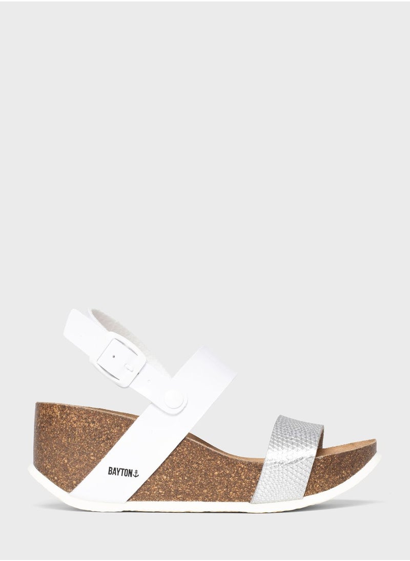 BAYTON Selene Mid Heel Wedges  - Image 1