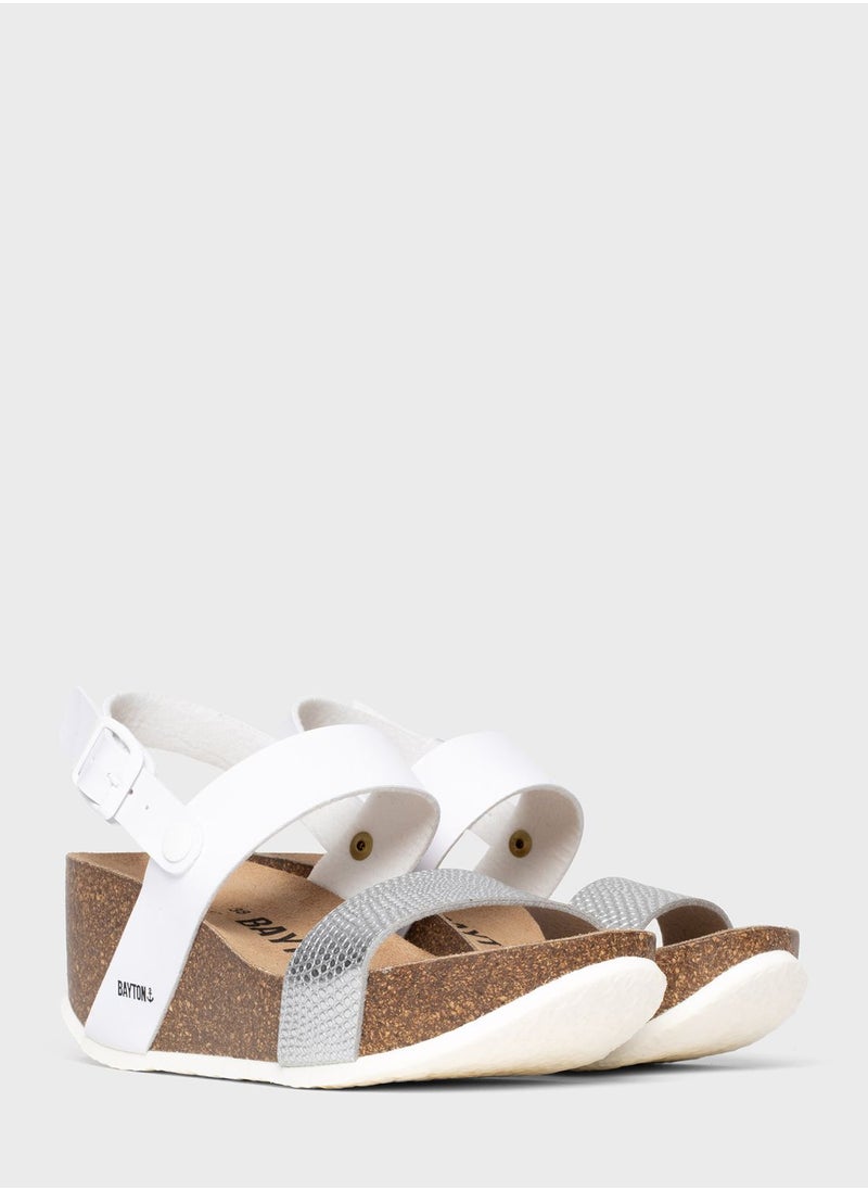 BAYTON Selene Mid Heel Wedges  - Image 3