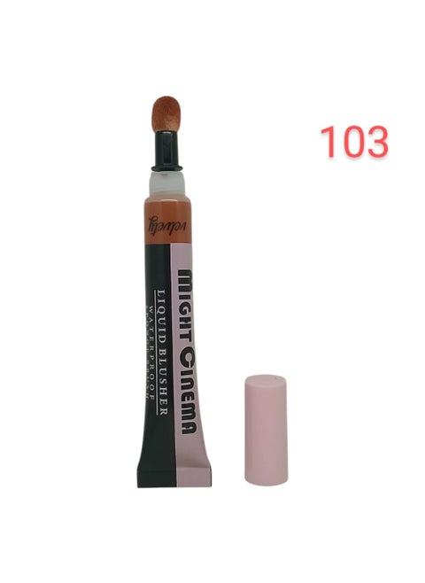 might cinema liquid blusher 103