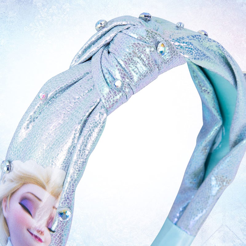 LUV HER Disney Frozen 2 Elsa One Thick Knot Headband with Diamonds For Girls - Hair Accessories For Her - Ages 3+ - Image 2