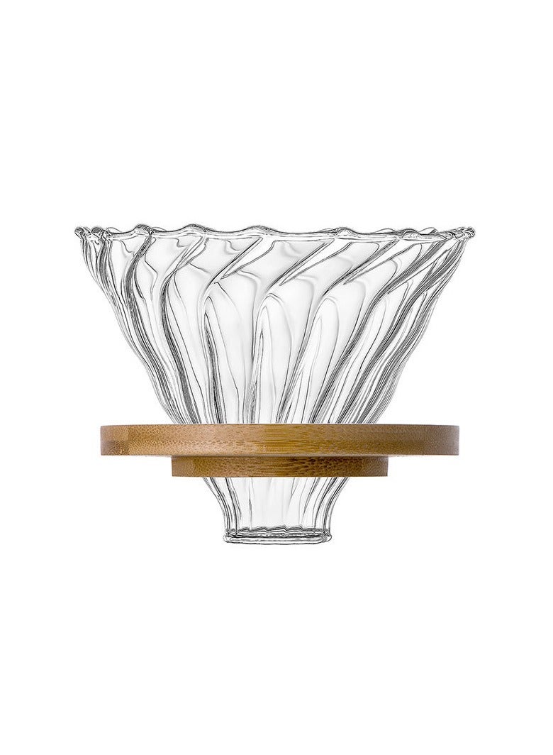 ايكي ايك مجموعة ماكينة صنع القهوة V60، مكونة من 11 قطعة، مجموعة ماكينة صنع القهوة بالتنقيط، مناسبة لـ 1-4 أكواب - Image 2