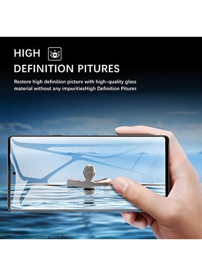 erorex 【2Pack】 Screen Protector For Samsung Galaxy Note 10 Plus Easy Installation Bubble Free Anti Scratch Tempered Glass Protectors For Samsung Galaxy Note 10 Plus Clear  - Image 5