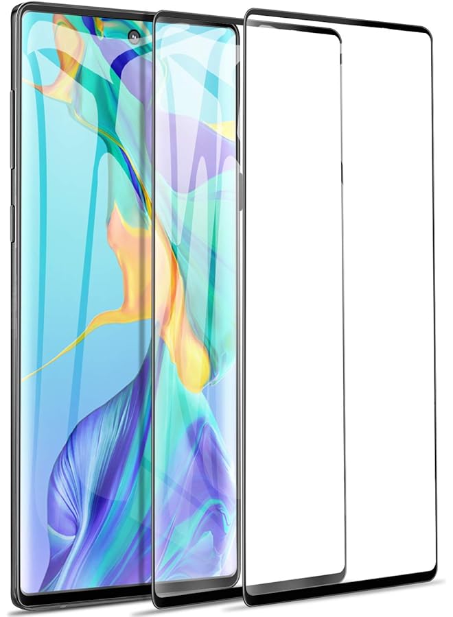 erorex 【2Pack】 Screen Protector For Samsung Galaxy Note 10 Plus Easy Installation Bubble Free Anti Scratch Tempered Glass Protectors For Samsung Galaxy Note 10 Plus Clear  - Image 1