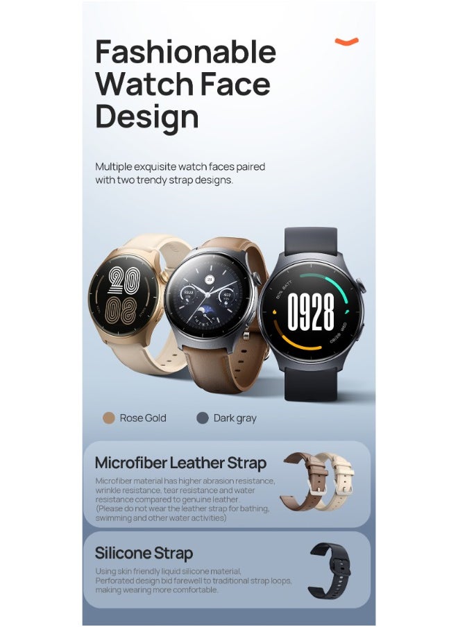 Mibro Mibro Lite 3 Smartwatch - 1.3 Inch Amoled - Dark Gray  - Image 5