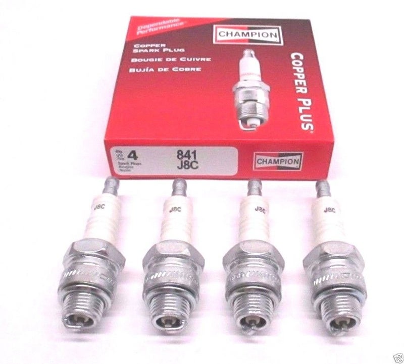 Champion J8C (841) Copper Plus Small Engine Spark Plug, 1 Box of 4 Spark Plugs - Image 5