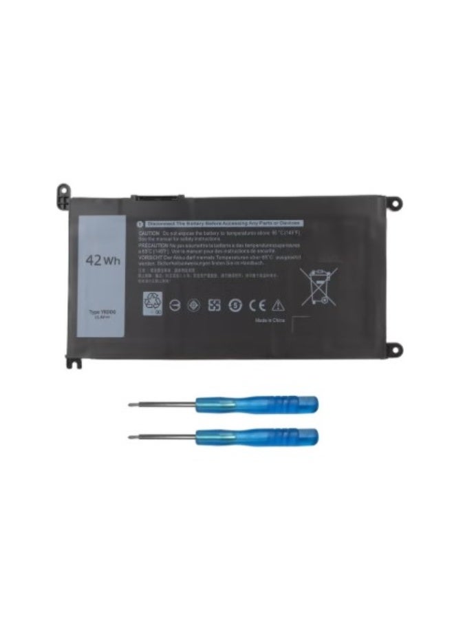 Terabyte New Laptop Battery Comp[atible for YRDD6 42WH for Dell Inspiron 15 3000 5000 7000 Series, 3501 3582 3583 3584 3593 5584 5585 5590 5591 5593 5594 5598 7586 Laptop, Replacement - Image 1