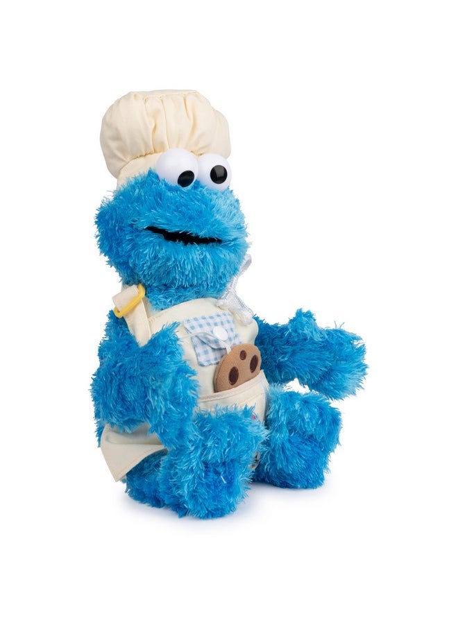 GUND Sesame Street Official Cookie Monster Teach Me Plush, Premium Plush Toy For Ages 1 & Up, Blue, 15”  - Image 4