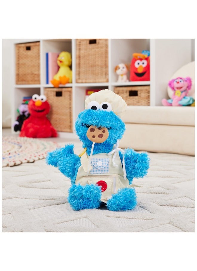 GUND Sesame Street Official Cookie Monster Teach Me Plush, Premium Plush Toy For Ages 1 & Up, Blue, 15”  - Image 2