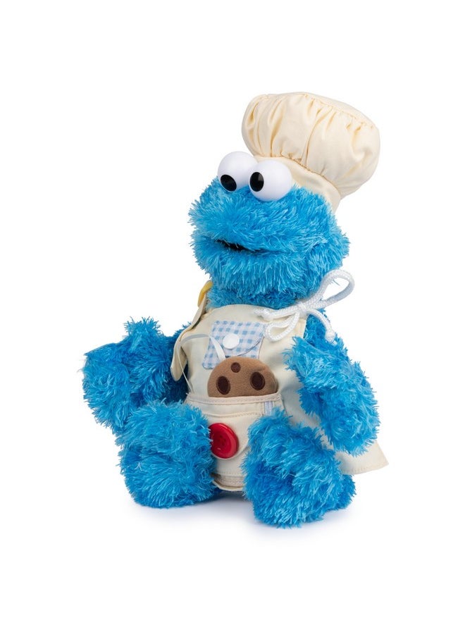 GUND Sesame Street Official Cookie Monster Teach Me Plush, Premium Plush Toy For Ages 1 & Up, Blue, 15”  - Image 5