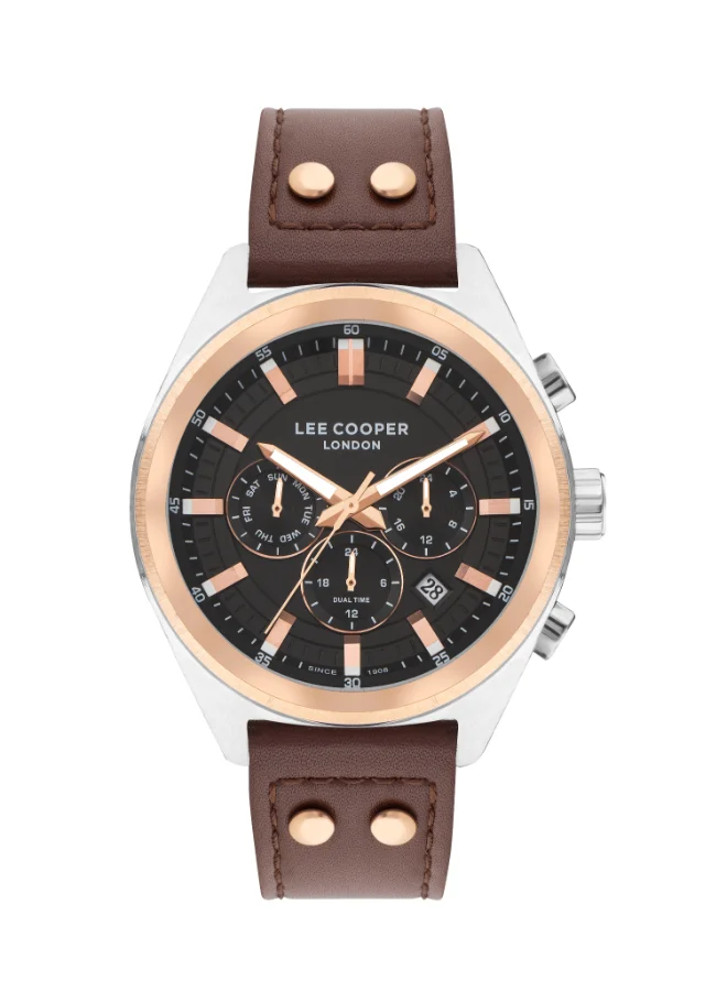 Lee Cooper LEE COOPER Men's Multi Function Black Dial Watch - LC07842.554