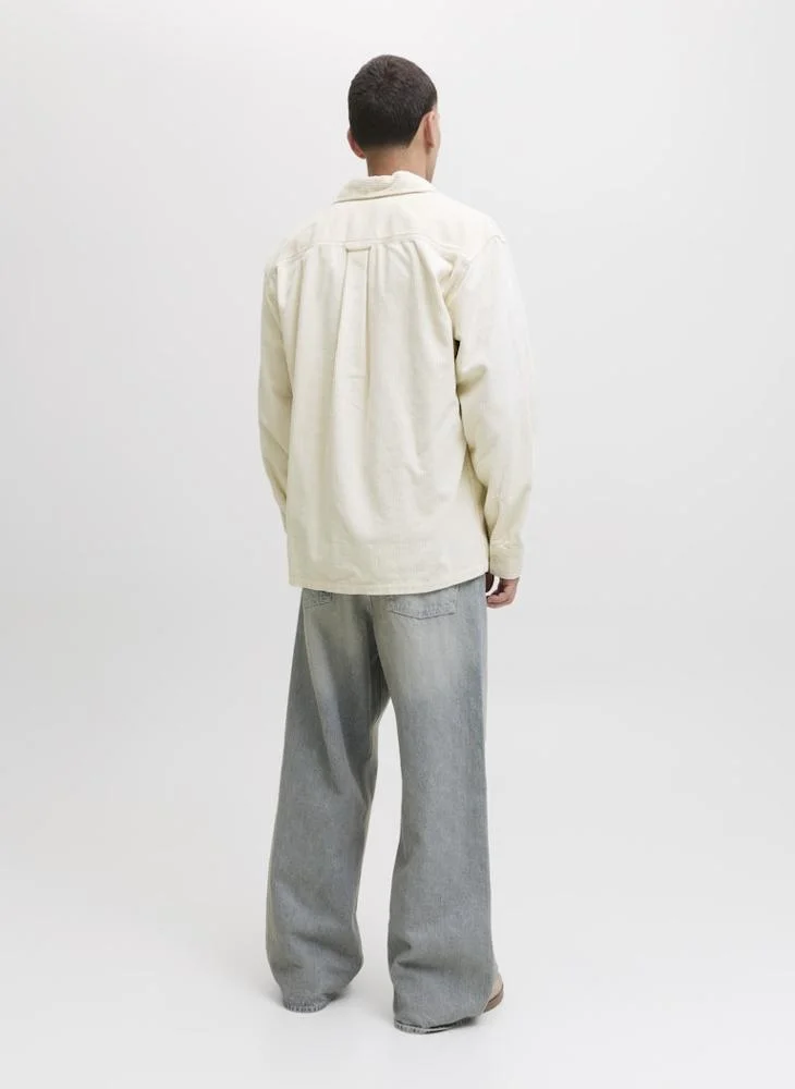 JACK & JONES Jjeperfect Long Sleeve Button Down Shirt
