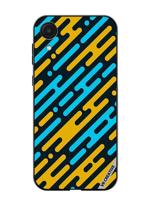 Protective Case Cover For Samsung Galaxy A03 Core Abstract Design Multicolour