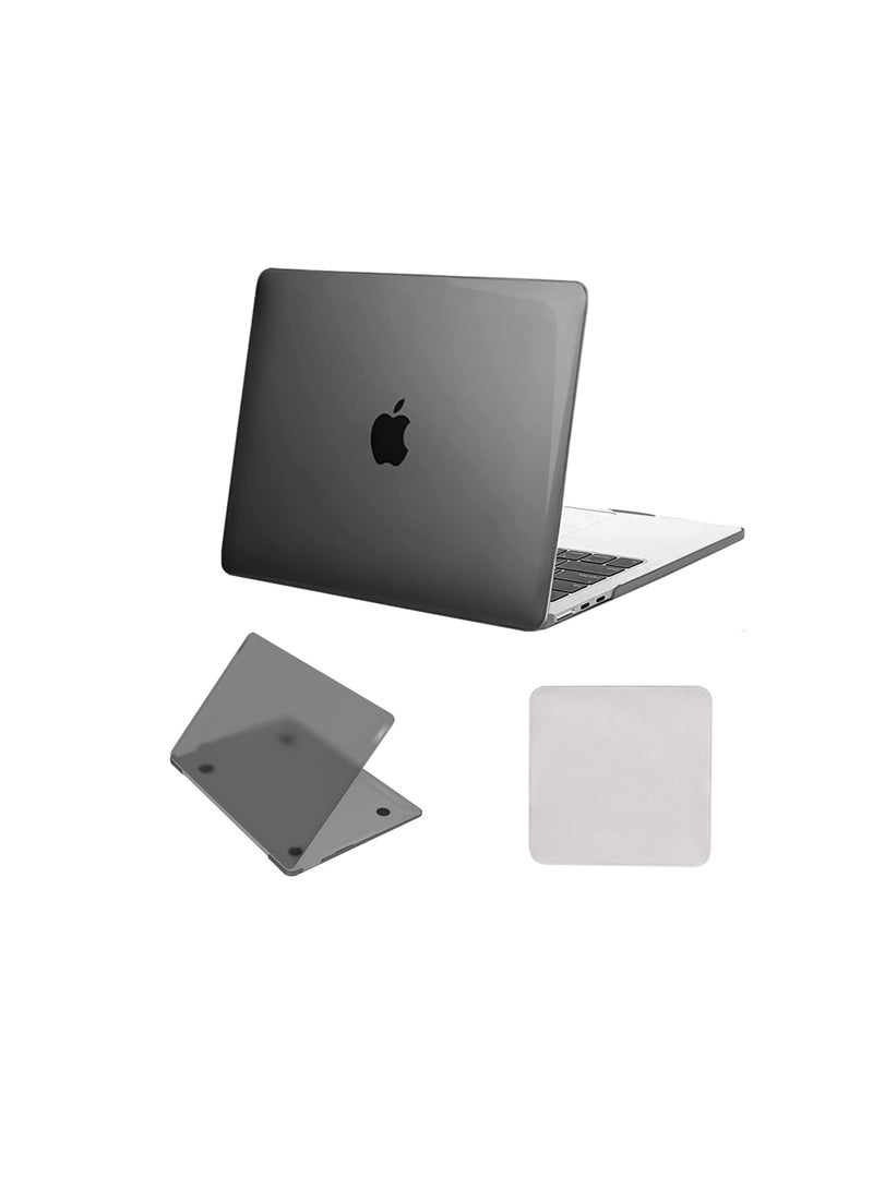 جراب MacBook Air 13 بوصة 2020 2019 2018 إصدار A2337 M1 A2179 A1932 حافظة صلبة غطاء لجهاز MacBook Air 13.3 بوصة موديل A2237 A2179 A1932 مع غطاء جلد للوحة المفاتيح أسود - Image 5