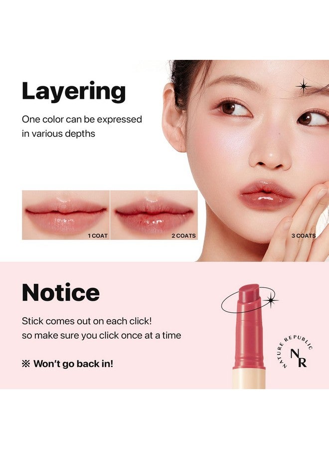 Nature Republic HONEY MELTING LIP (07 LYCHEE) SOFT LIP STICK, Hydrating Gloss, Moisturizing balms, Sheer tint, Shine & Glowy Finish, korean make up - Image 4