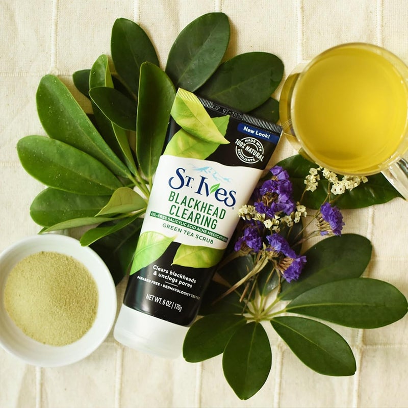 St. Ives Green Tea and Bamboo Blackhead Clearing Scrub - Image 2