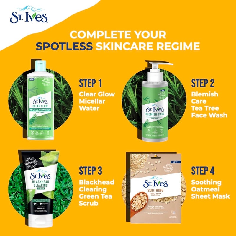 St. Ives Green Tea and Bamboo Blackhead Clearing Scrub - Image 4