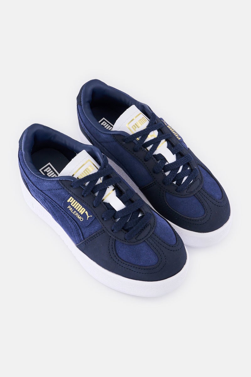 PUMA Women Palermo Elevata Mono Lace Up Outdoor Shoes, Navy - Image 4