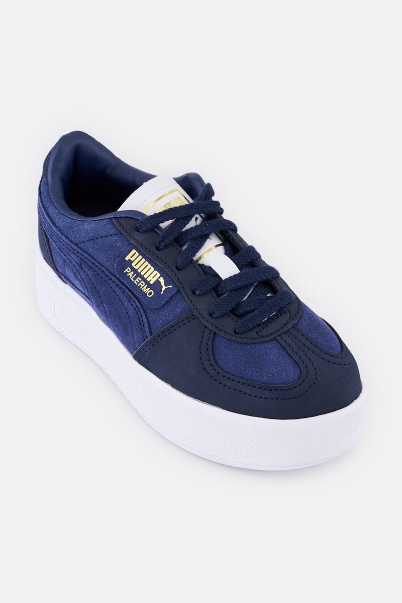 PUMA Women Palermo Elevata Mono Lace Up Outdoor Shoes, Navy - Image 1