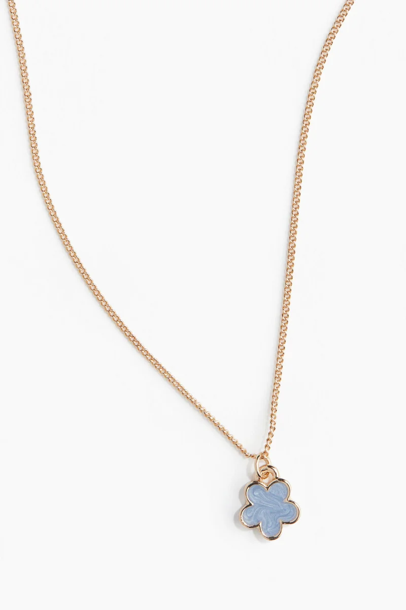 اتش اند ام قلادة بتعليقة زهرة