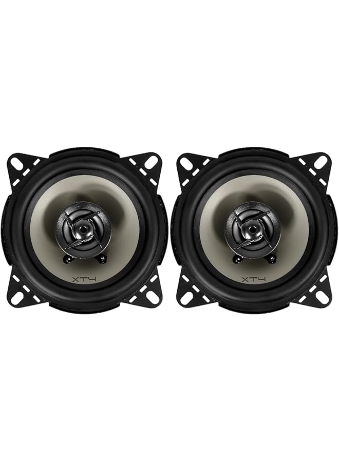 Generic Vextr0N 4-Inch Two-Way Coaxial Speakers, 280W Peak Power, 70W Continuous Power, 90Db Sensitivity, 4 Ohms, 50Hz-20Khz Frequency Response, Compact Design, Black  - Image 1