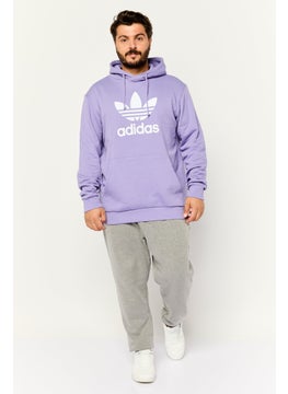 adidas Originals Men Sportswear Fit Long Sleeves Outdoor Sweatshirt, Purple  - Image 2