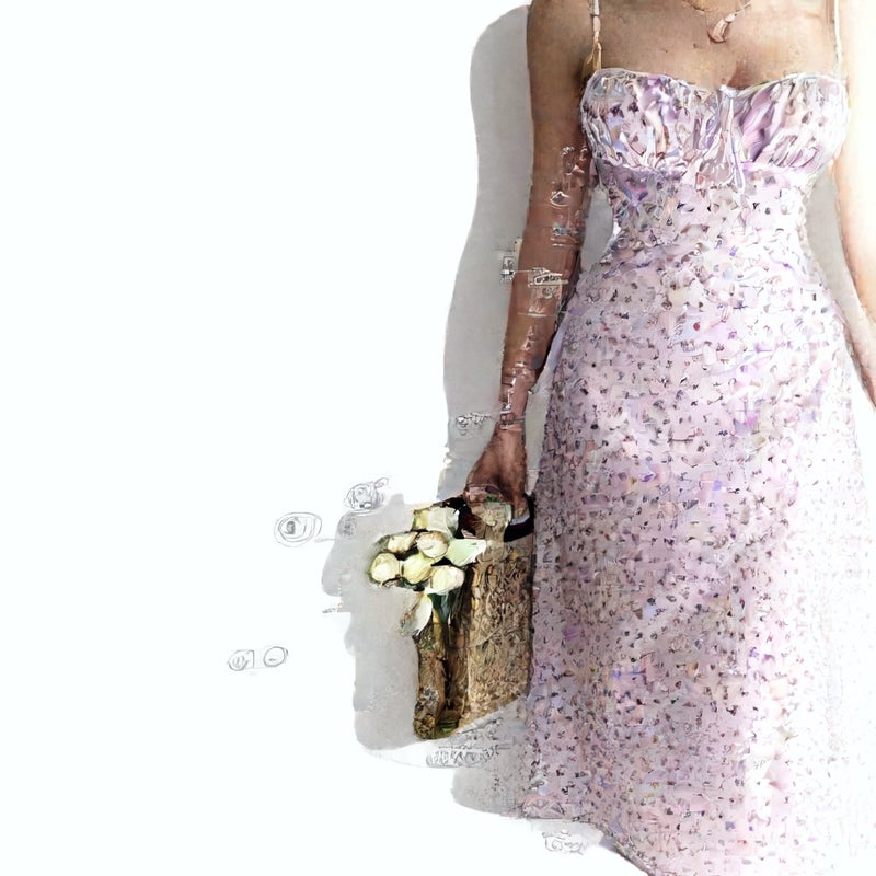 Sexy Floral Print Split Sleeveless Dress for Women - Image 3