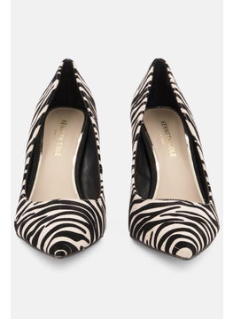 Kenneth Cole Women Medium Animal Print Pumps, Black  - Image 4