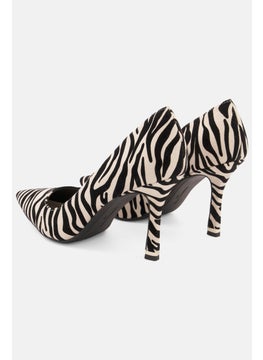 Kenneth Cole Women Medium Animal Print Pumps, Black  - Image 3