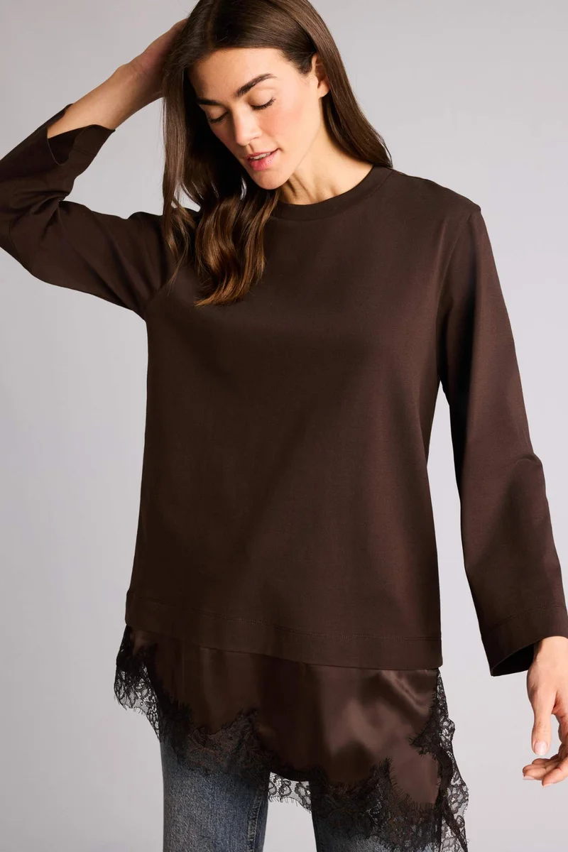 ديفاكتو Regular Fit Crew Neck Short Sleeve Tunic