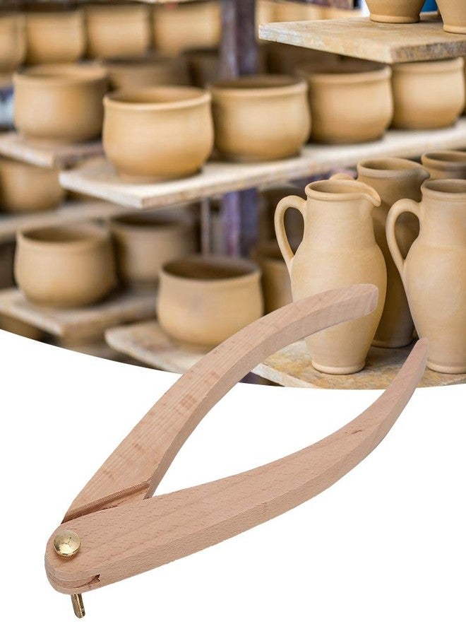 Zerodis Pottery Tools, Measuring Tool Pottery Tools for Ceramic Measurement Caliper Wooden Ruler Positioning Distance (10 inch Wooden Caliper) - Image 5