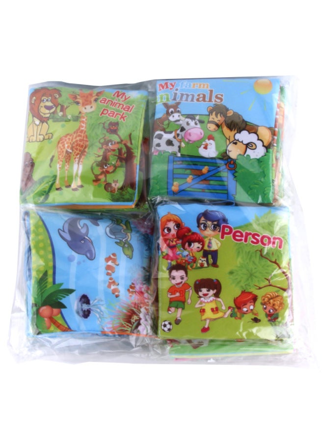 Baby Three-dimensional Early Education Cloth Book 0-6 Months Baby Bb Called Cloth Book Washable Tear Baby English Book - Image 5