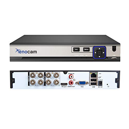 Xenocam 8CH 5M-N/1080N Full High Definition Hybrid for AHD/TVI/CVI/Analog/IP DVR H.265 CCTV Video Recorder P2P Remote Phone Monitoring for Home Security Surveillance System Camera (NO HDD) - Image 1