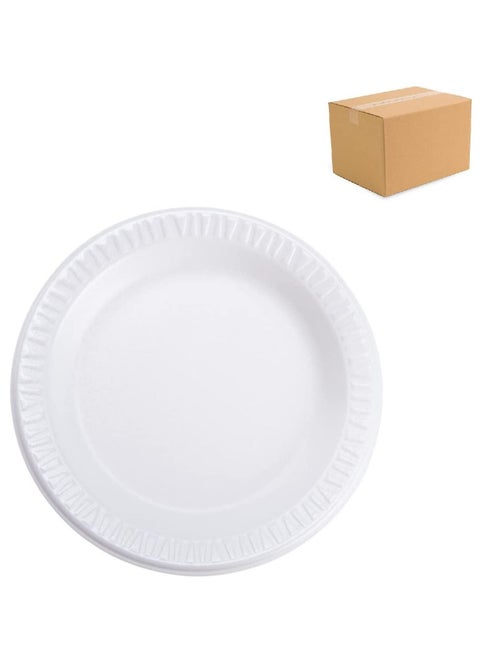 500pack 7 Inch Disposable Round Foam Plates for Tableware Birthday Parties Office Home Events Camping