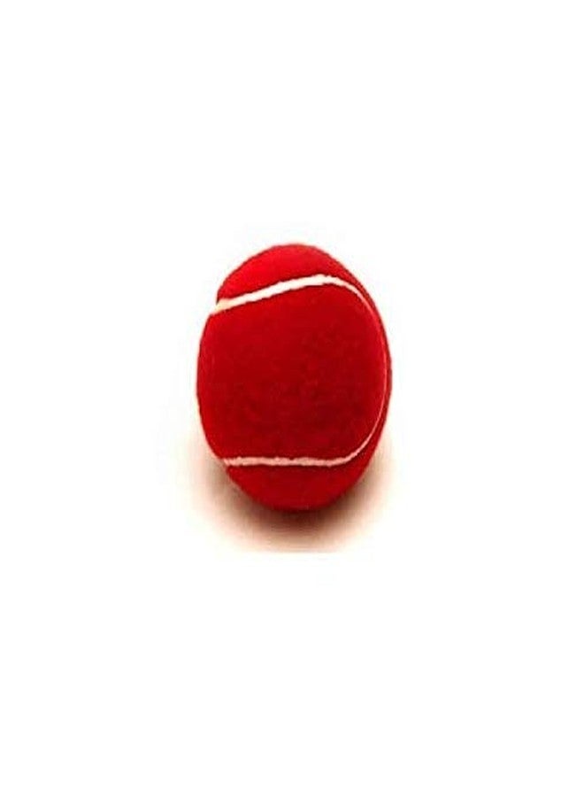 Forgesy Rubber Tennis/Cricket Ball (Red) (Pack of 1)