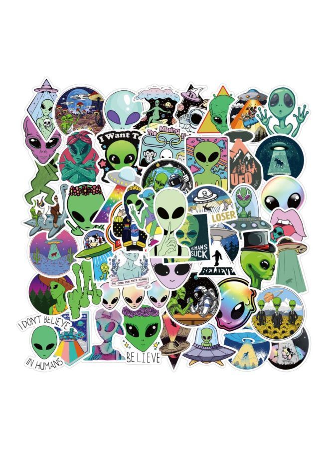 NIBEMINENT 50-Piece Waterproof Sticker Set - Image 1