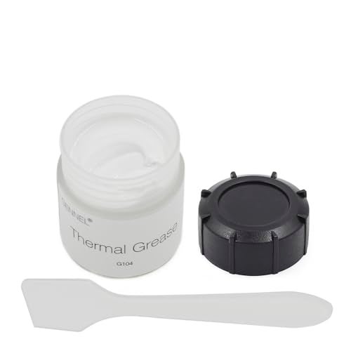 GENNEL G104 20Grams White Thermal Conductive Compound Grease, Heatsink Paste, Thermal Paste for CPU GPU Cooler IC LED Chipset Cooling - Image 1