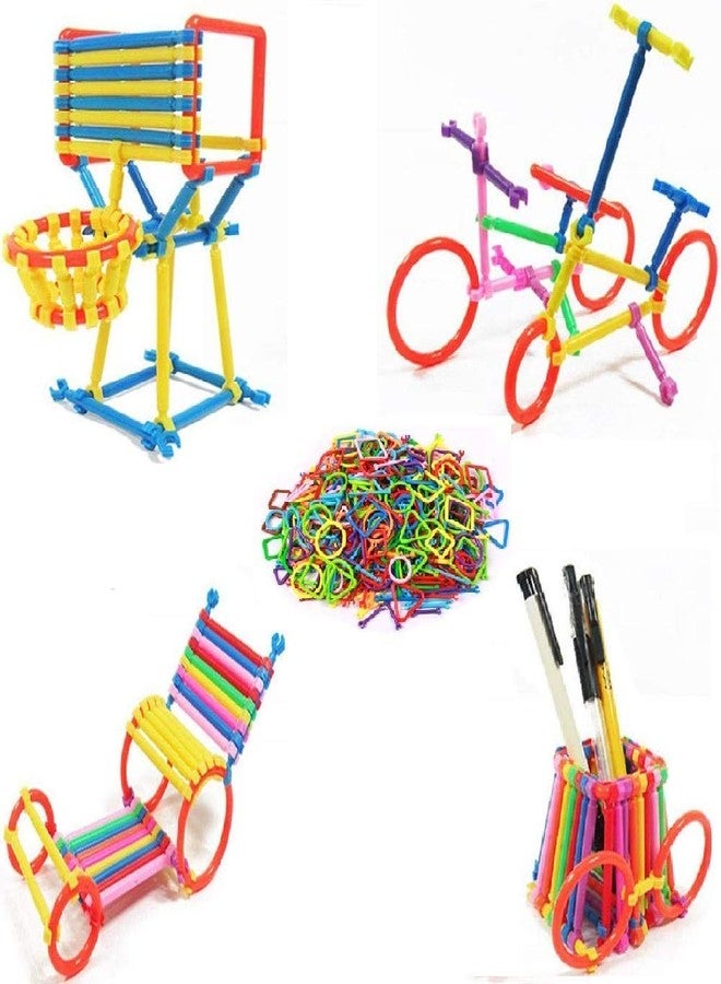 PANSHUB Educational Building Blocks Creative Smart Sticks for Different Shape of Game Toys Set for Kids (Multi Color) - Image 4