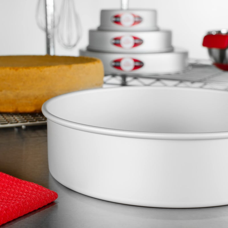 Fat Daddio's Anodized Aluminum Round Cake Pans, 2 Piece Set, 11 x 3 Inch - Image 5