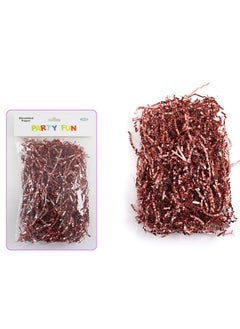 PARTY FUN Shredded Paper 50Grm/Bag Rose Gold Color  - Image 3