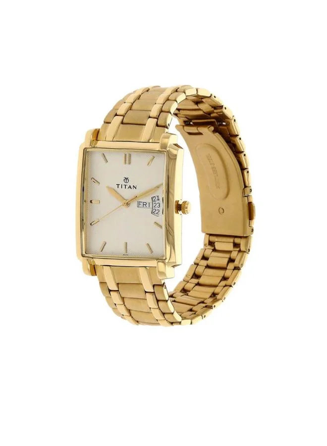 تيتان Men's Metal Analog Watch 1506YM01 - 31 mm