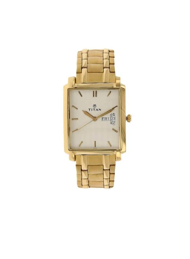 تيتان Men's Metal Analog Watch 1506YM01 - 31 mm