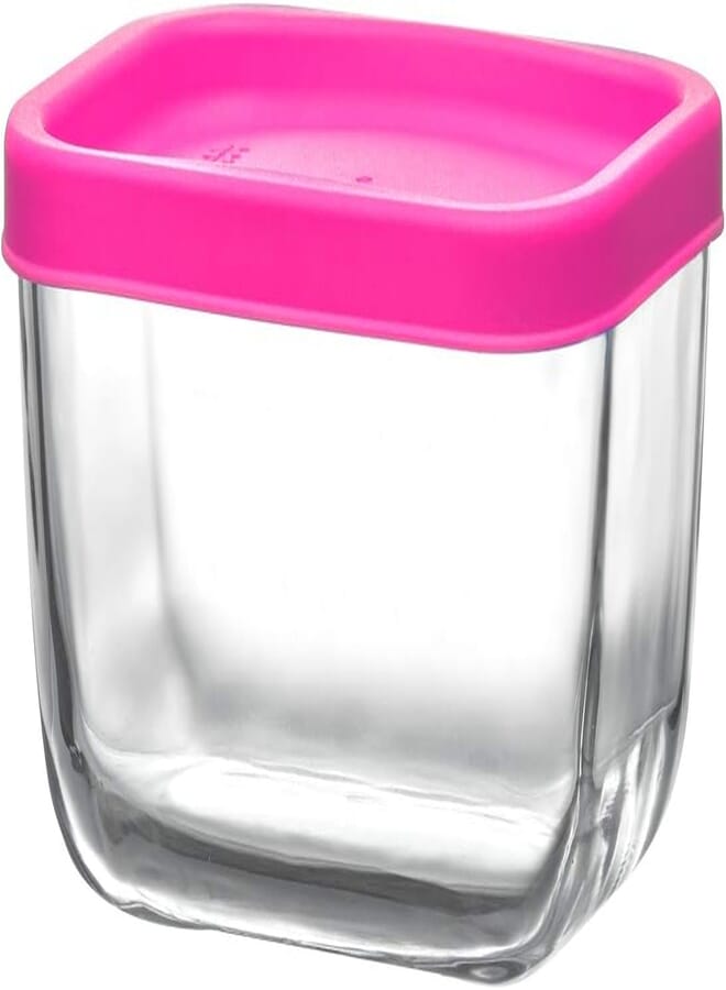 LAV CUBE Glass Food Storage Set / 405 cc - 13.75 Oz / 2 Pcs/Elegant design, Trusted Brand, Attractive shape