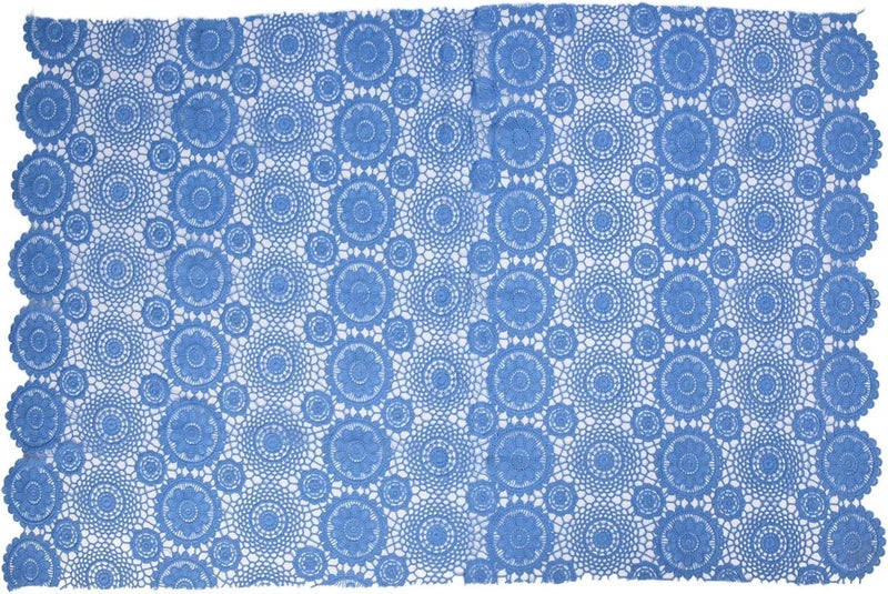 Newborn Shoot Lace Wrap Blanket Blue Baby Photography Prop Soft Infant Photo Wrap With Headband Elegant Design for Newborn Photoshoot Baby Shower Gift - Image 1