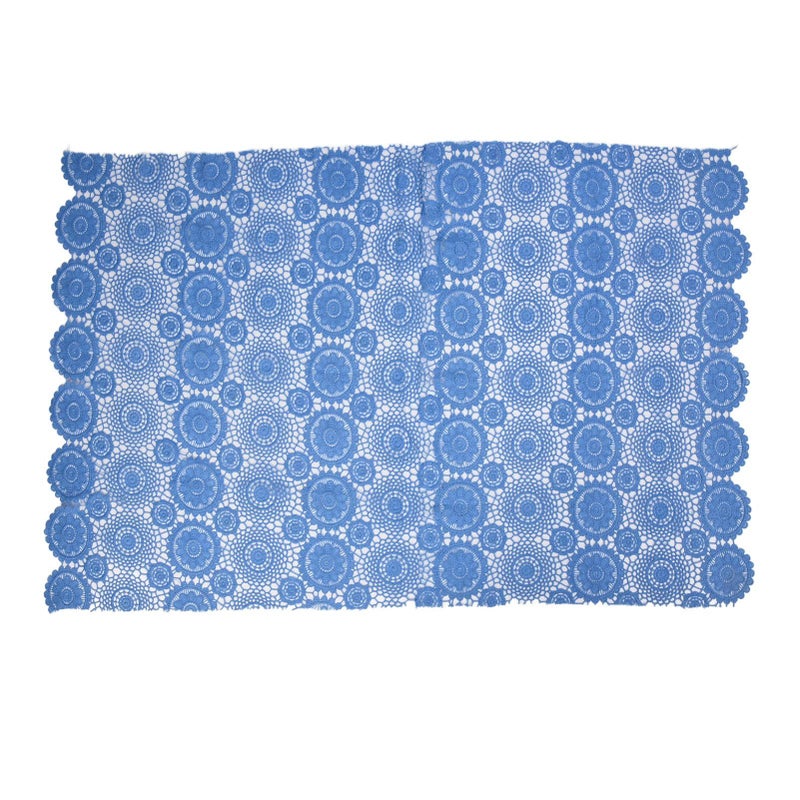 Newborn Shoot Lace Wrap Blanket Blue Baby Photography Prop Soft Infant Photo Wrap With Headband Elegant Design for Newborn Photoshoot Baby Shower Gift - Image 2