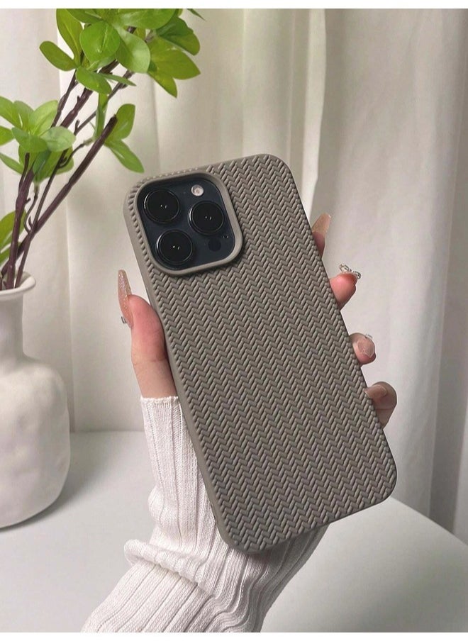 ShebSheb Soft TPU 3D Braided Fabric Phone Case for iPhone 14 Pro Max  - Image 2