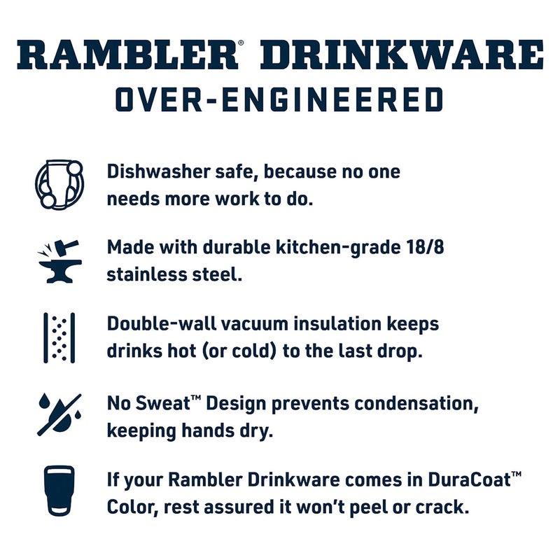 YETI Rambler 30 oz Stackable Tumbler  Stainless Steel  Vacuum Insulated with MagSlider Lid  Big Sky Blue - Image 4