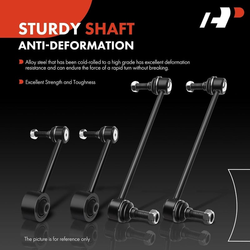 A-Premium 4Pcs Front and Rear Sway Bar Links Stabilizer Links for Honda CR-V 2007-2016 L4 2.4L - Image 4