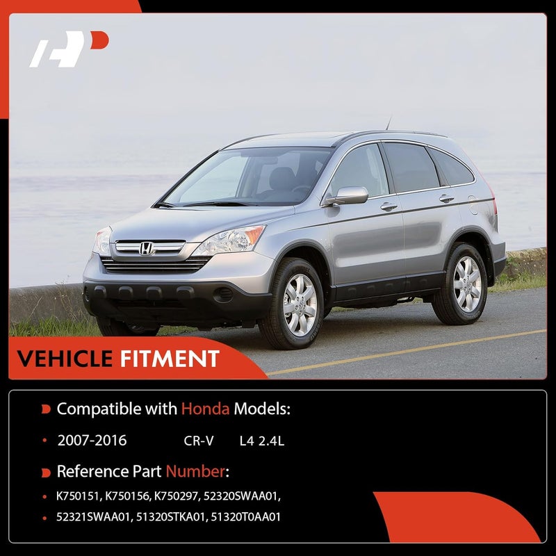 A-Premium 4Pcs Front and Rear Sway Bar Links Stabilizer Links for Honda CR-V 2007-2016 L4 2.4L - Image 2