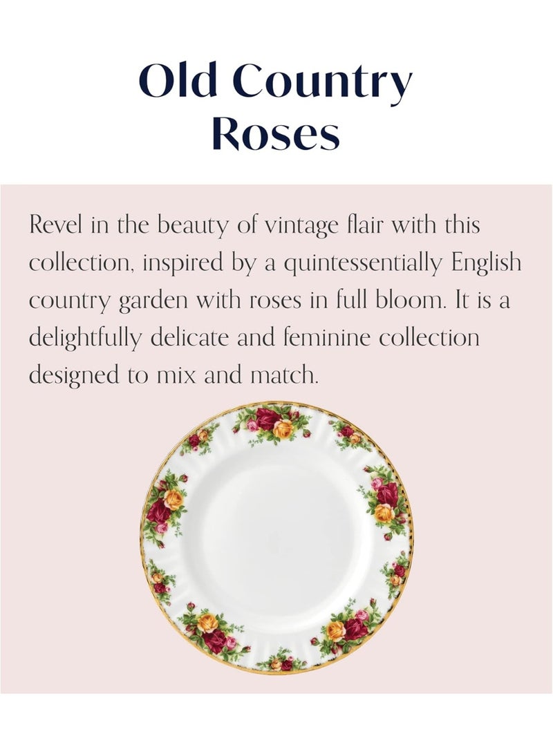 ROYAL ALBERT طبق عشاء رويال ألبرت 15210006 من ورود البلاد القديمة - Image 3