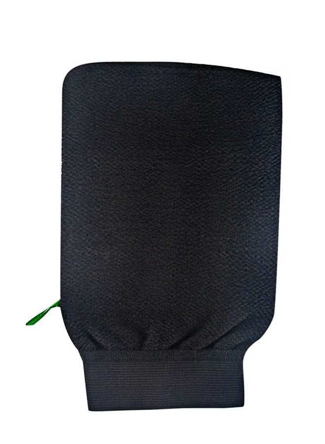 موروكان قفازات حمام لوفا عادية، 15 قطعة، أسود عادي، لا شيء - Image 2